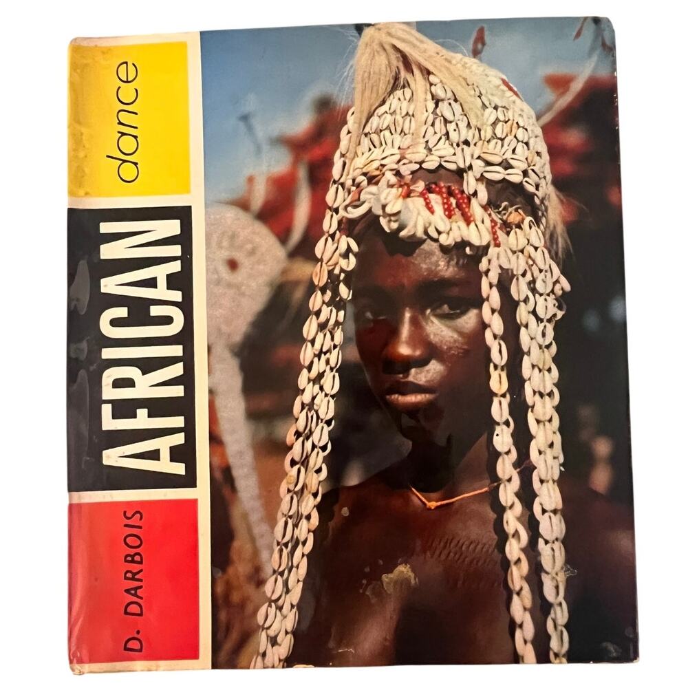 1962 African Dance Dominique Darbois Photography Book Artia Africa Hardcover